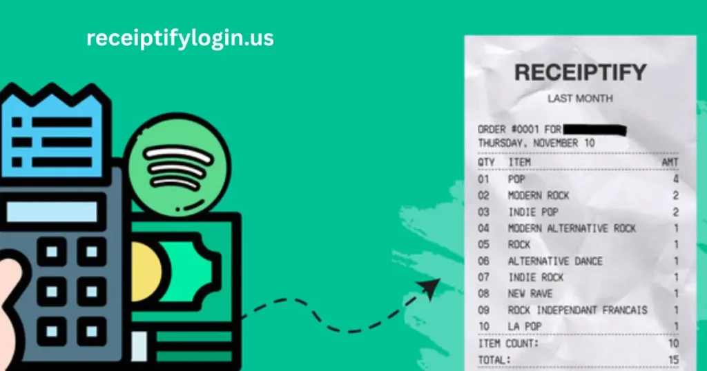 Receiptify Login